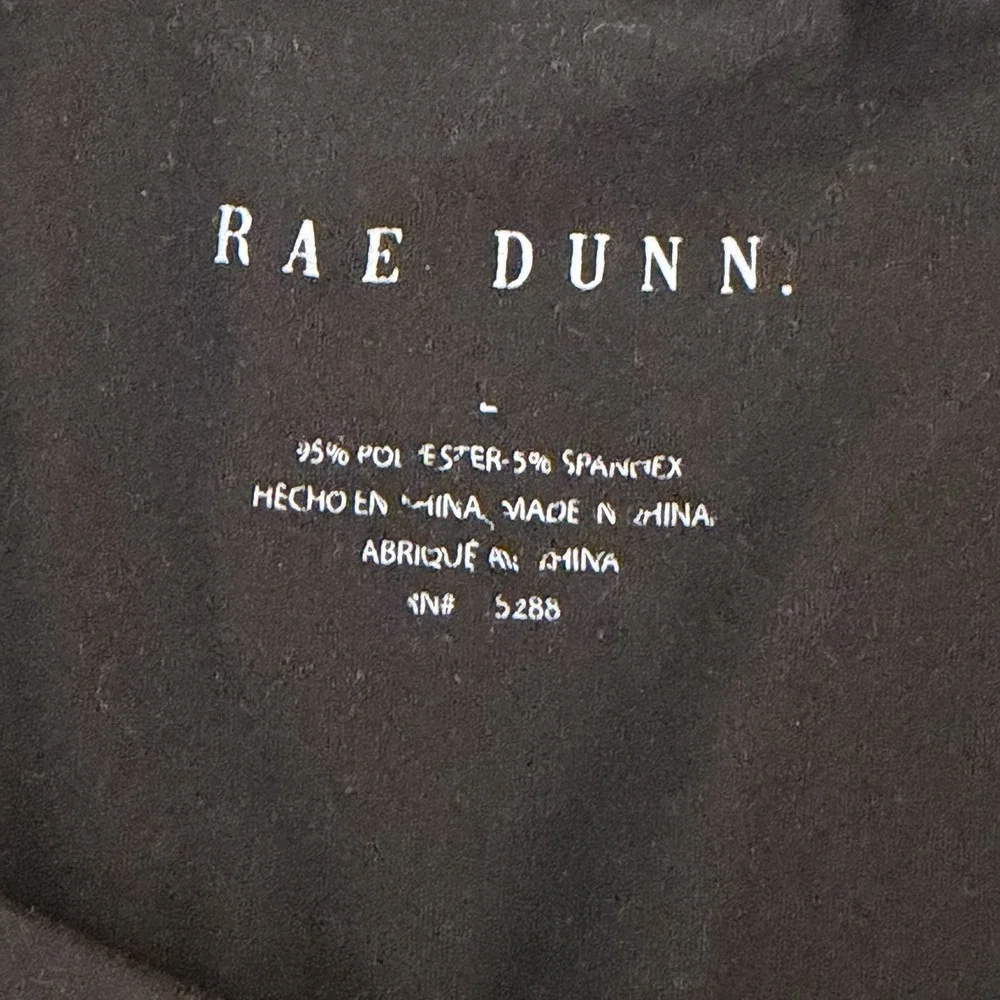 Rae Dunn Hot Mess Pajama Lounge Set Size Large Knit Buttery Soft Cabincore EC